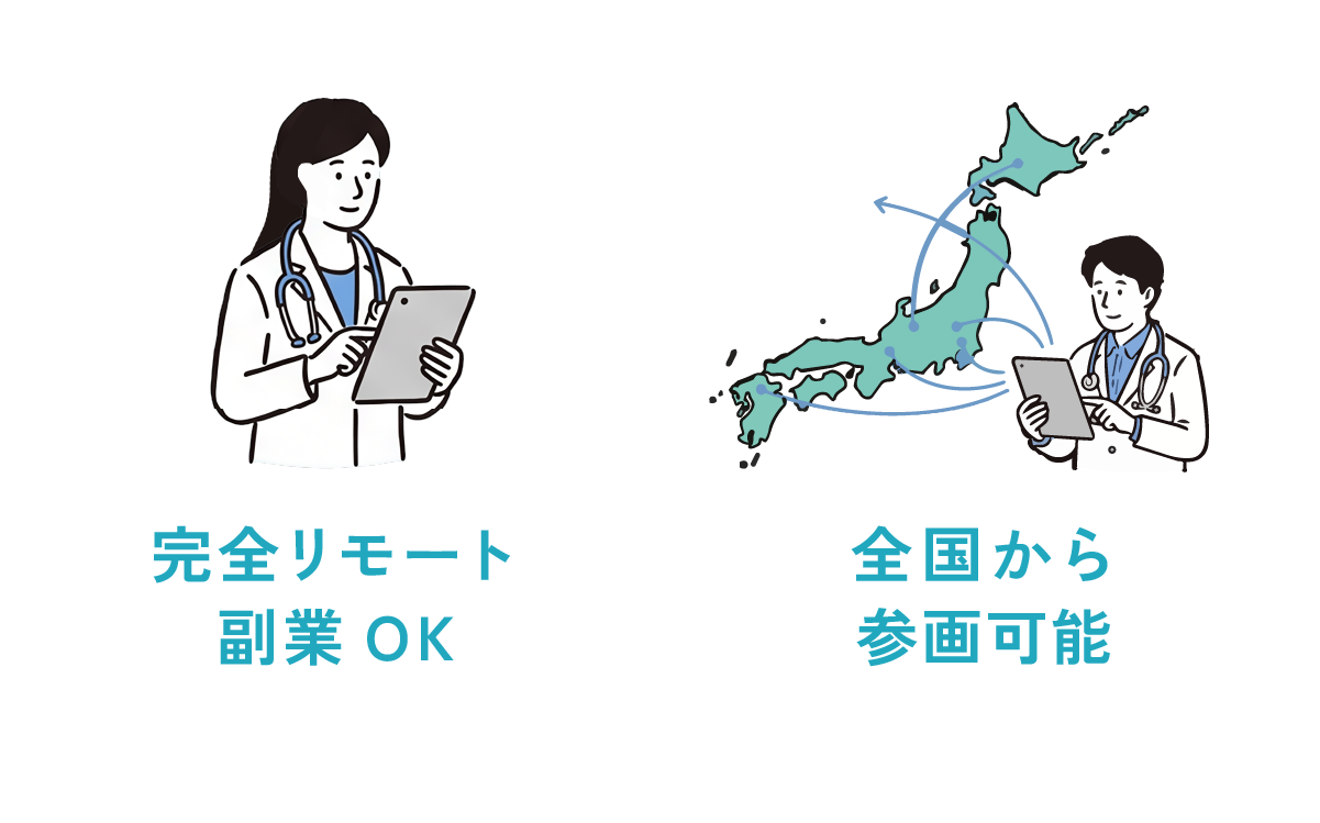 完全リモート 副業OK / 全国から参画可能